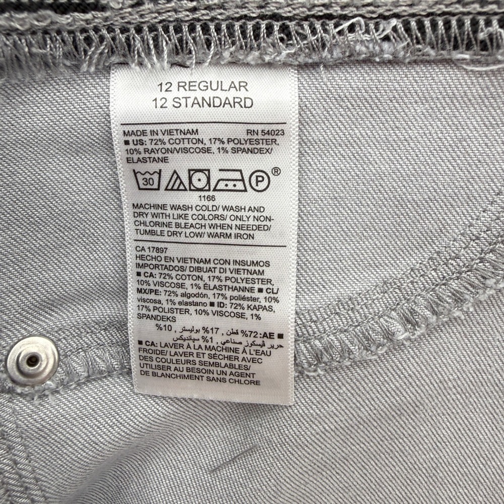 Old Navy Rockstar Jeggings Women 12 Gray Mid-Rise Slimming Waistband NWT - Picture 6 of 9